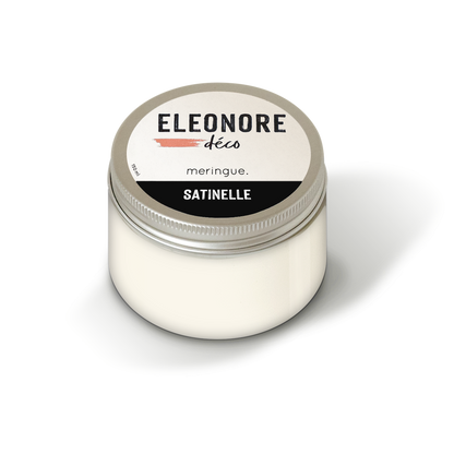 Peinture meuble Satinelle 150ml couleur Meringue – Eléonore Déco.
