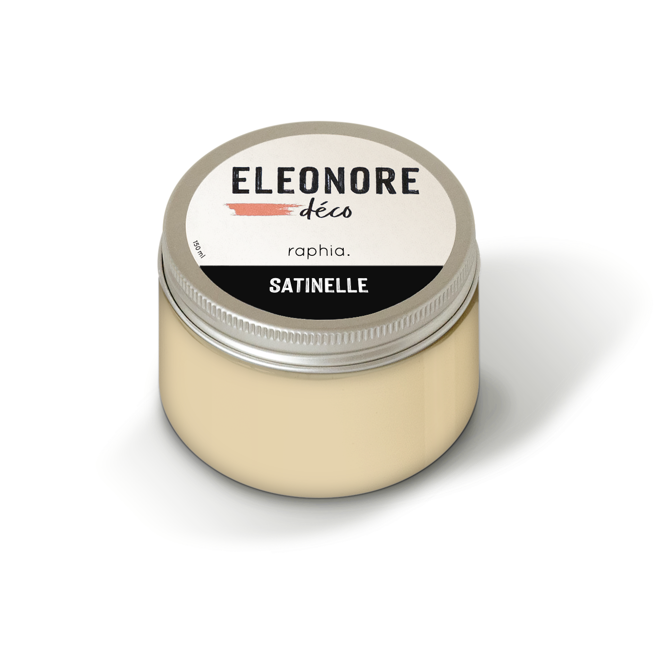 Peinture meuble Satinelle 150ml couleur Raphia – Eléonore Déco.