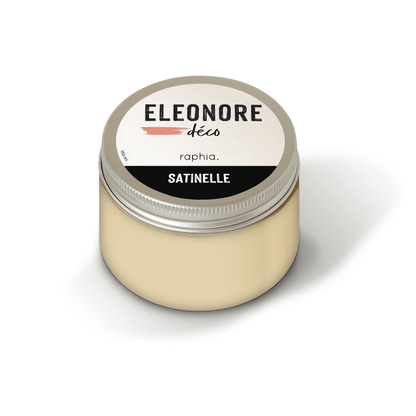 Peinture meuble Satinelle 150ml couleur Raphia – Eléonore Déco.
