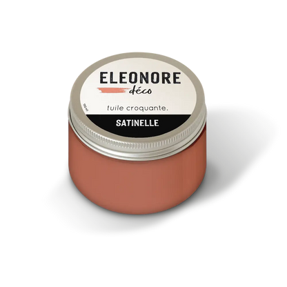 Peinture meuble Satinelle 150 ML couleur rose Tuile croquante – Eléonore Déco