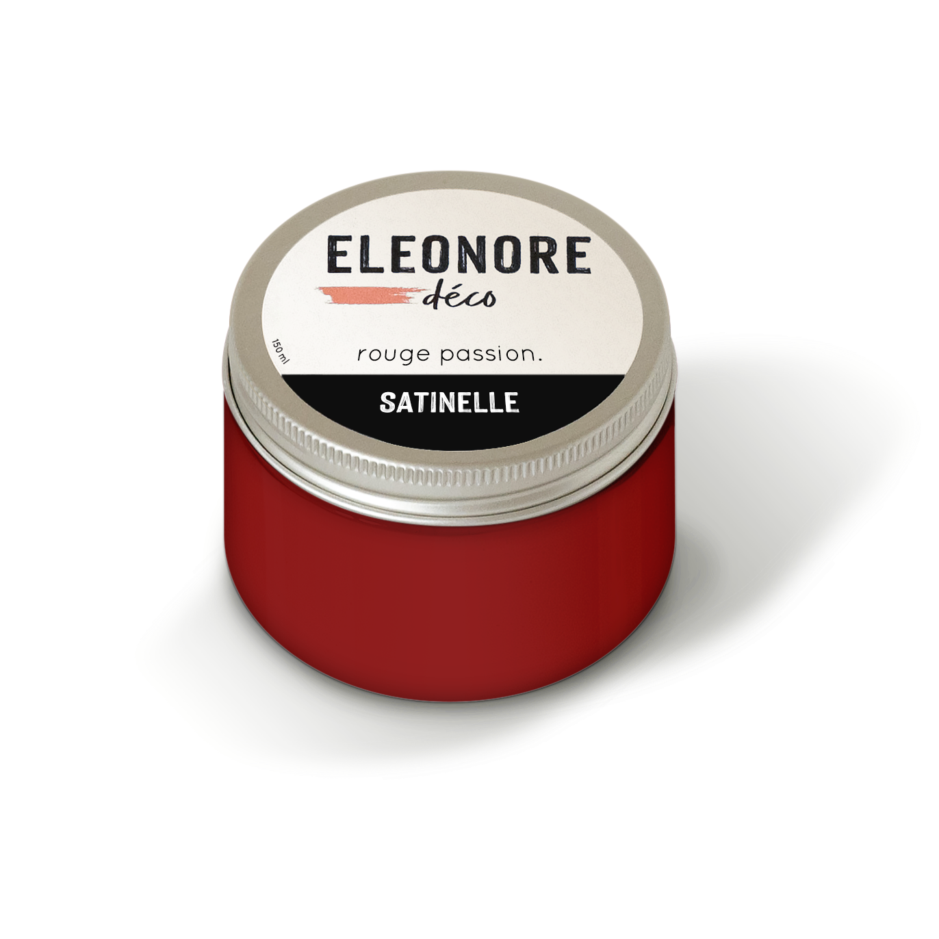 Peinture meuble Satinelle 150ml couleur Rouge passion – Eléonore Déco.