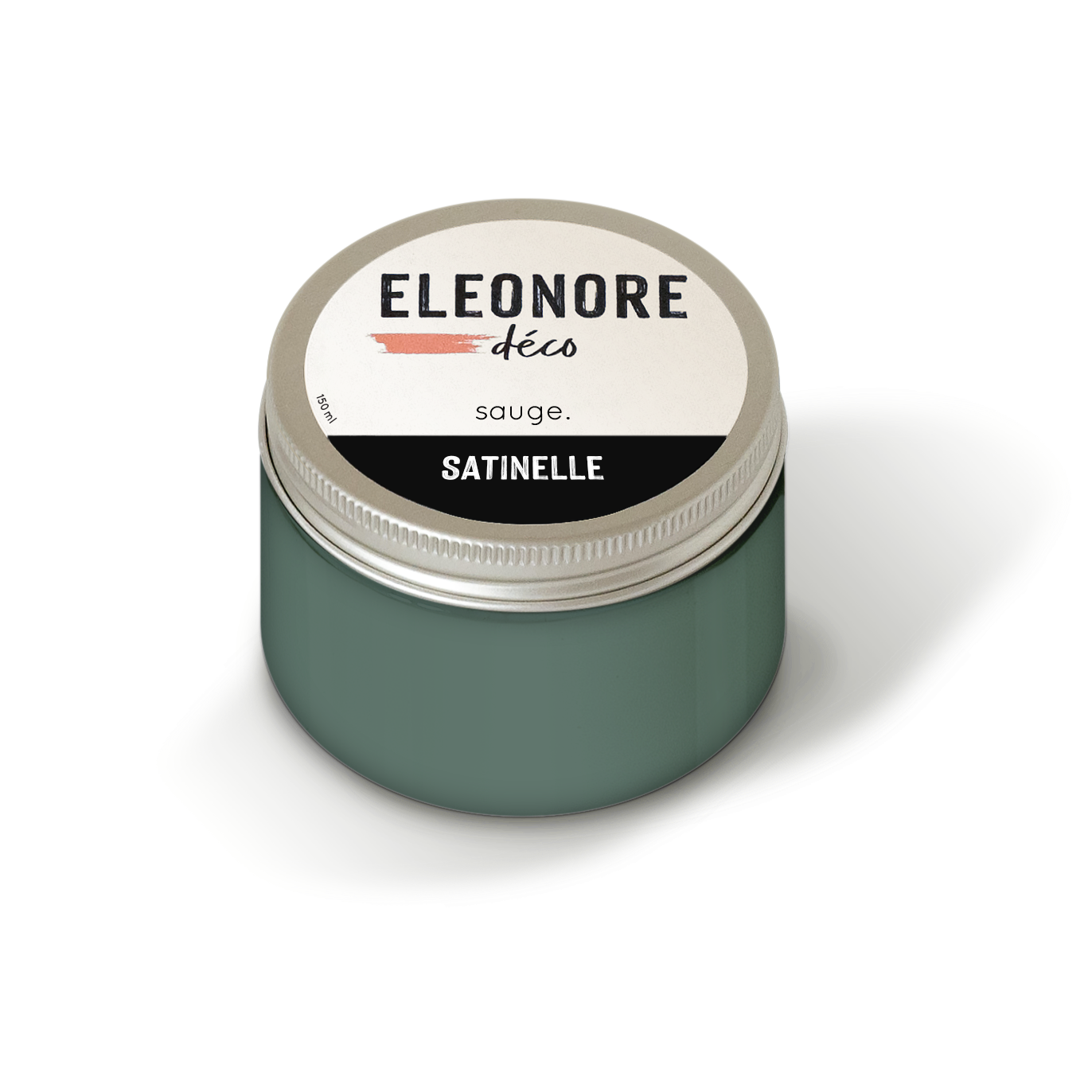 Peinture meuble Satinelle 150ml couleur Sauge – Eléonore Déco.