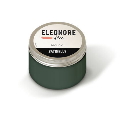Peinture meuble Satinelle 150ml couleur Sequoia – Eléonore Déco.