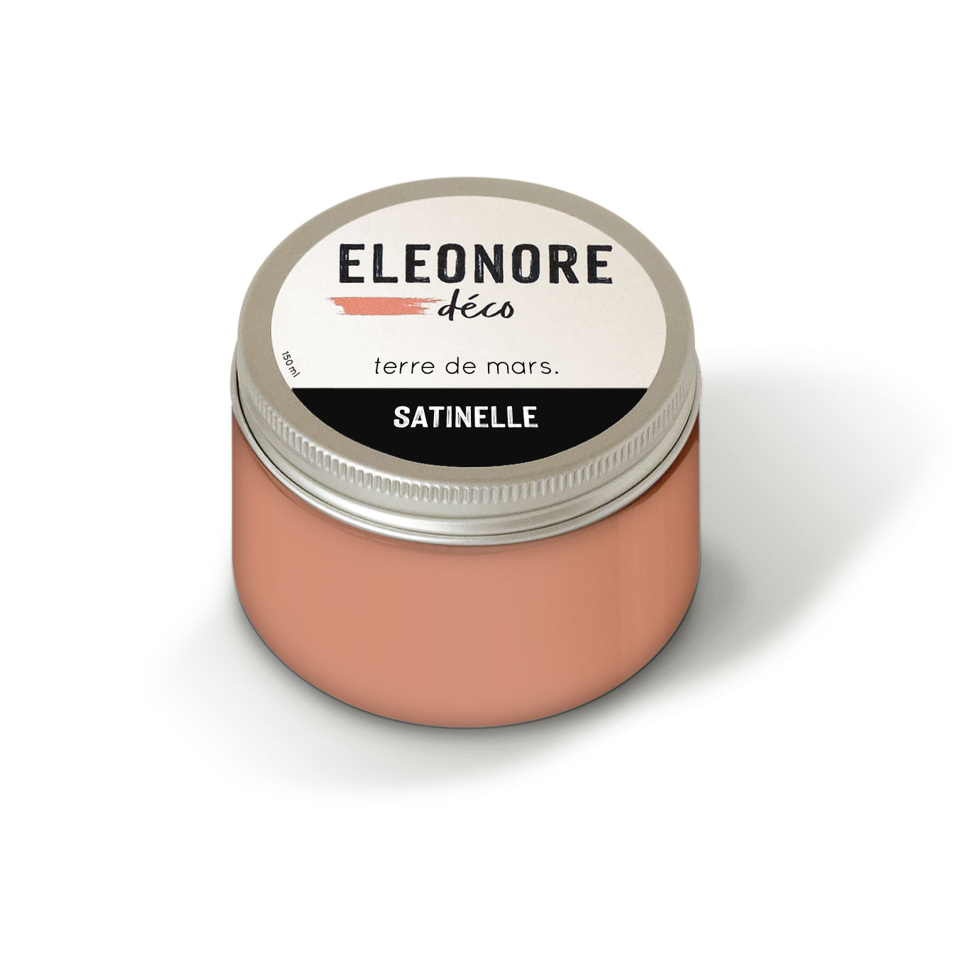 Peinture meuble Satinelle 150ml couleur Terre de mars – Eléonore Déco.