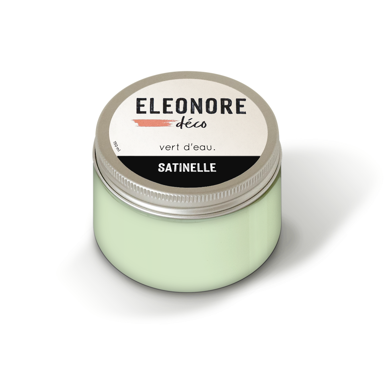 Peinture meuble Satinelle 150ml couleur Vert d eau – Eléonore Déco.