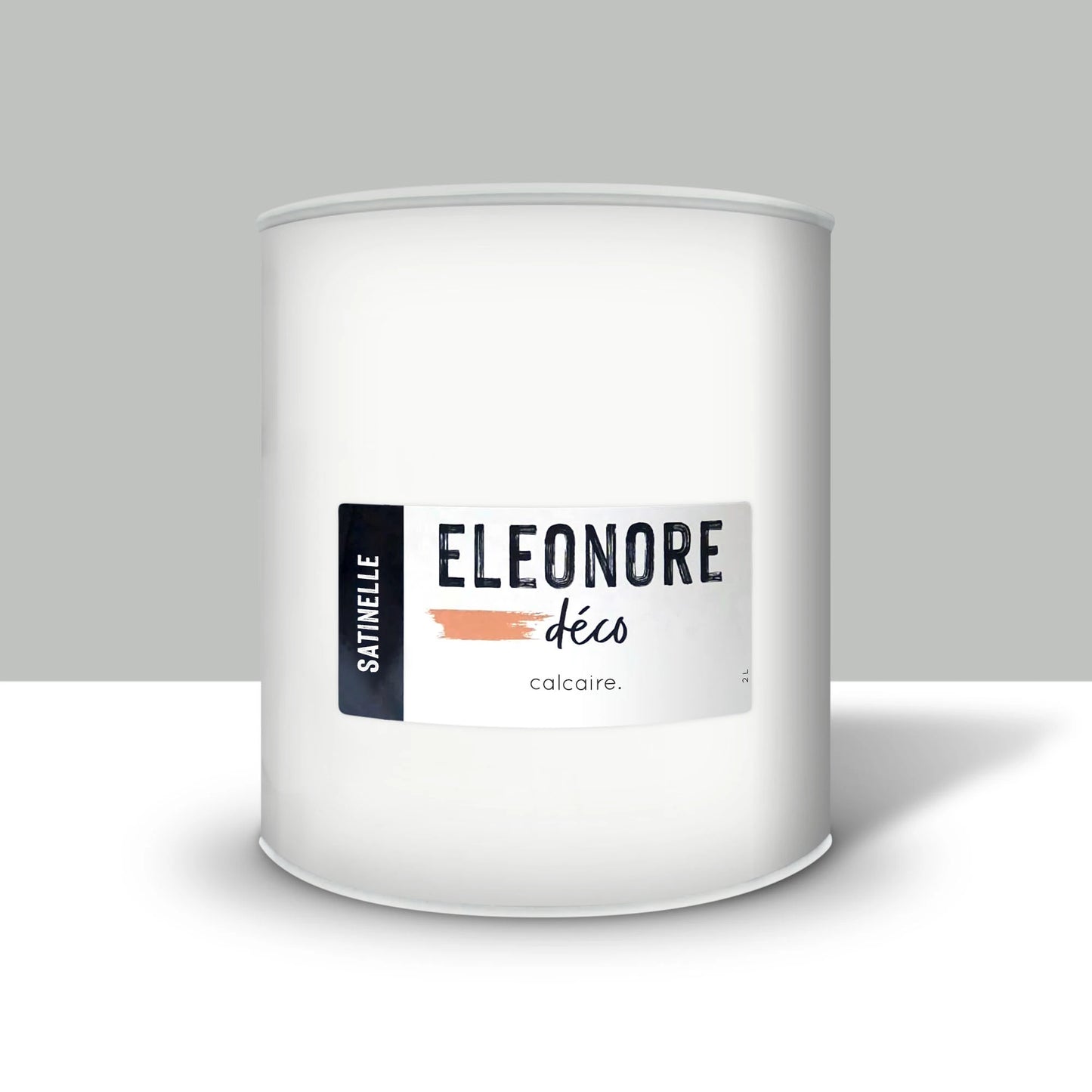 Peinture meuble Satinelle 2L couleur Calcaire – Eléonore Déco.