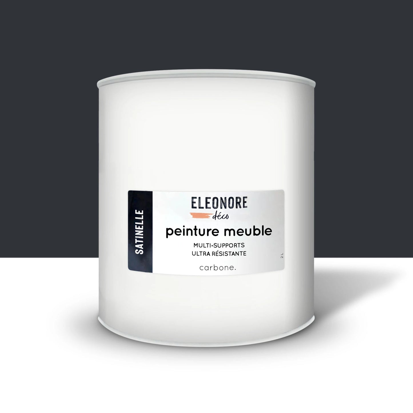Peinture meuble Satinelle 2L couleur Carbone – Eléonore Déco.