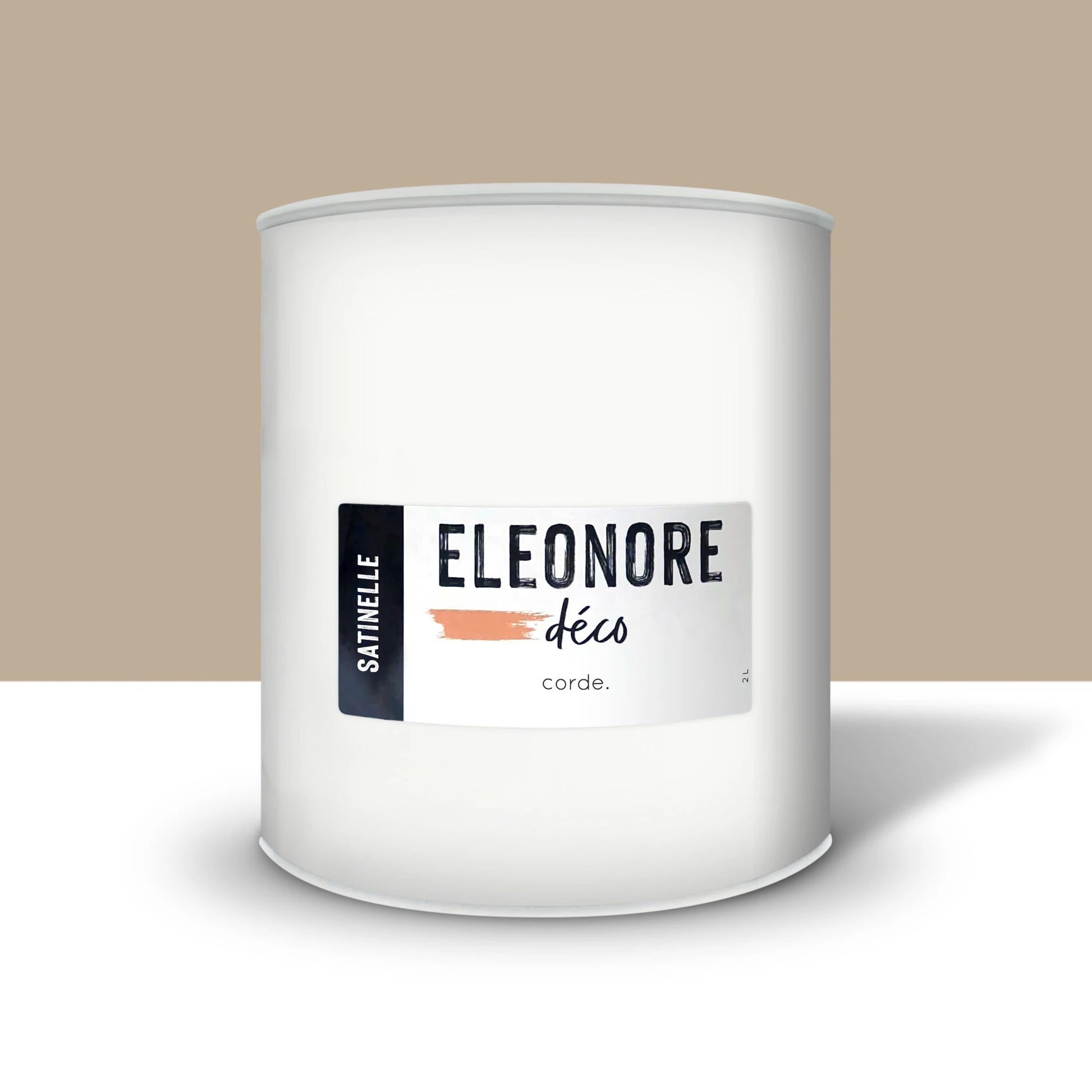 Peinture meuble Satinelle 2L couleur Corde – Eléonore Déco.