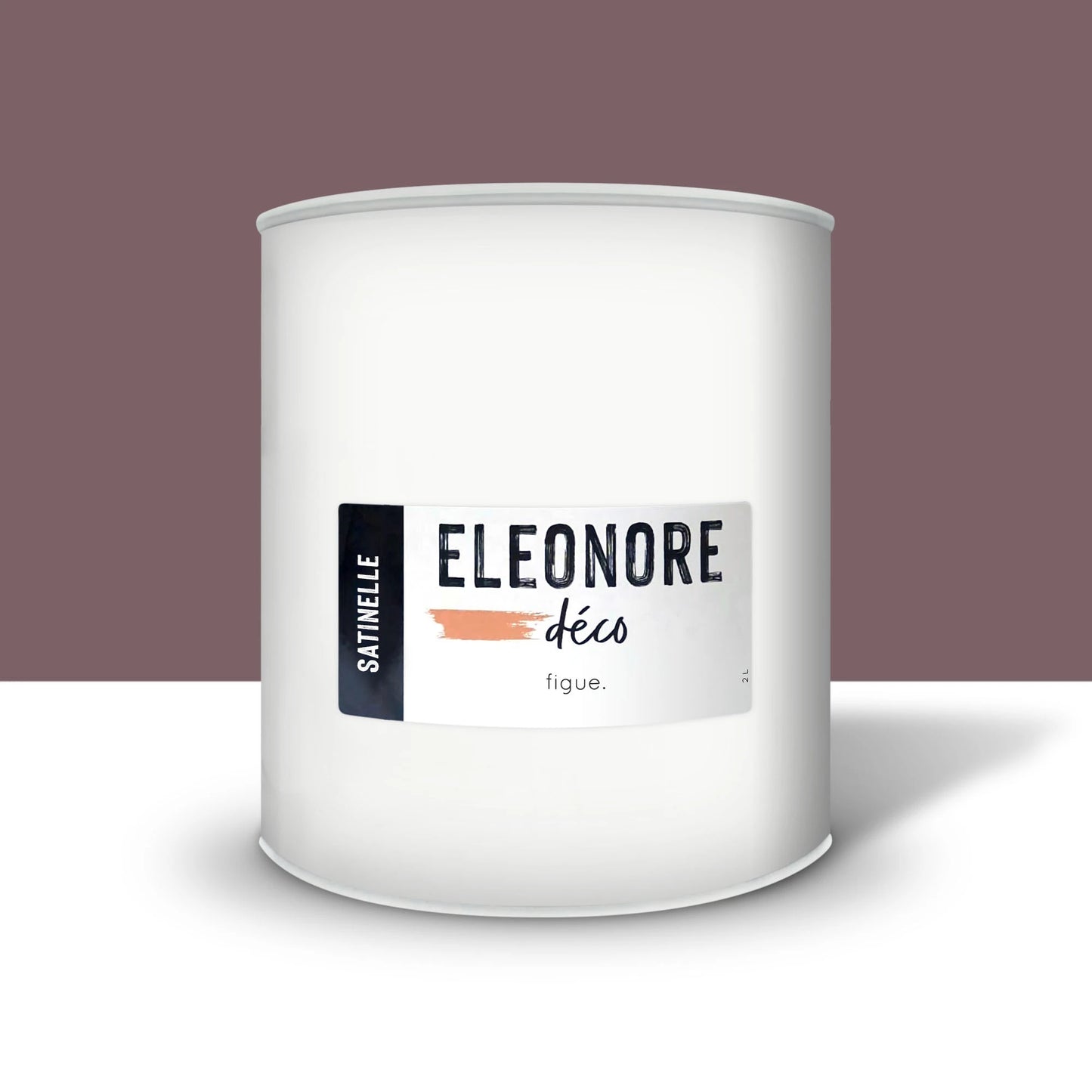 Peinture meuble Satinelle 2L couleur Figue – Eléonore Déco.