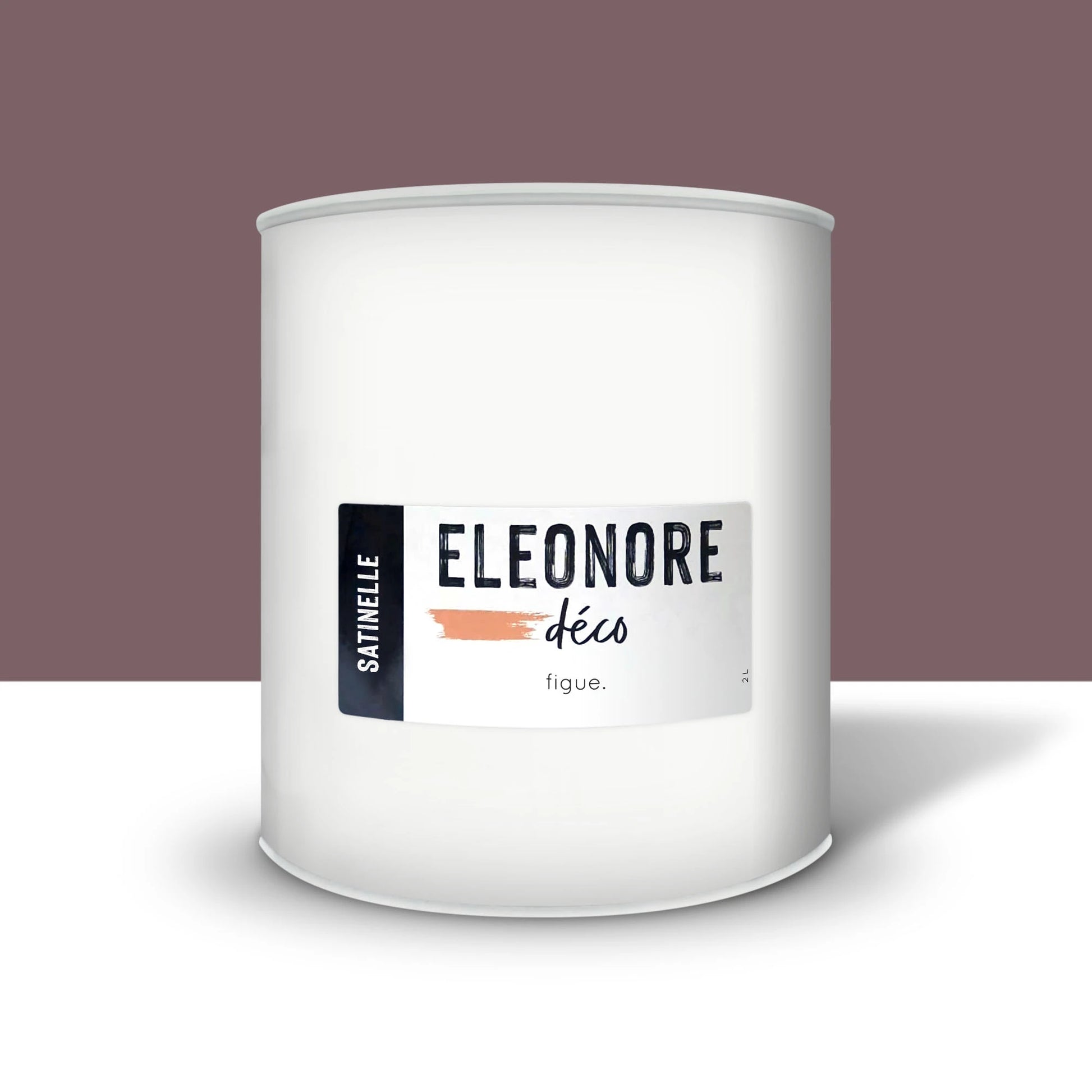 Peinture meuble Satinelle 2L couleur Figue – Eléonore Déco.