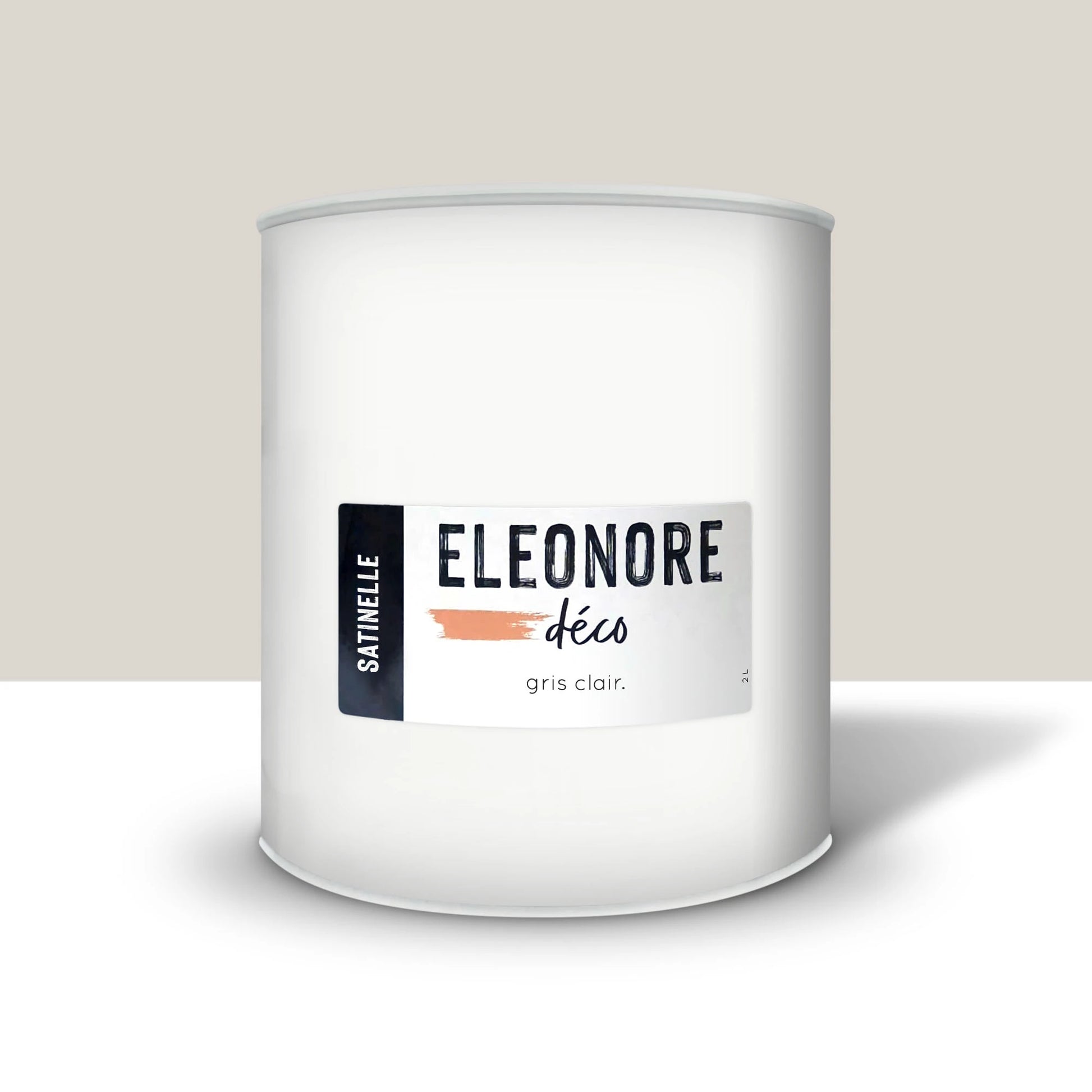 Peinture meuble Satinelle 2L couleur Gris clair – Eléonore Déco.