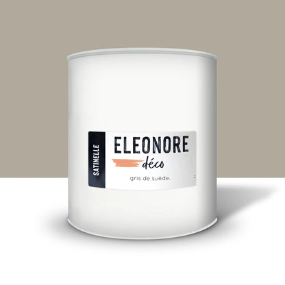 Peinture meuble Satinelle 2L couleur Gris de suede – Eléonore Déco.