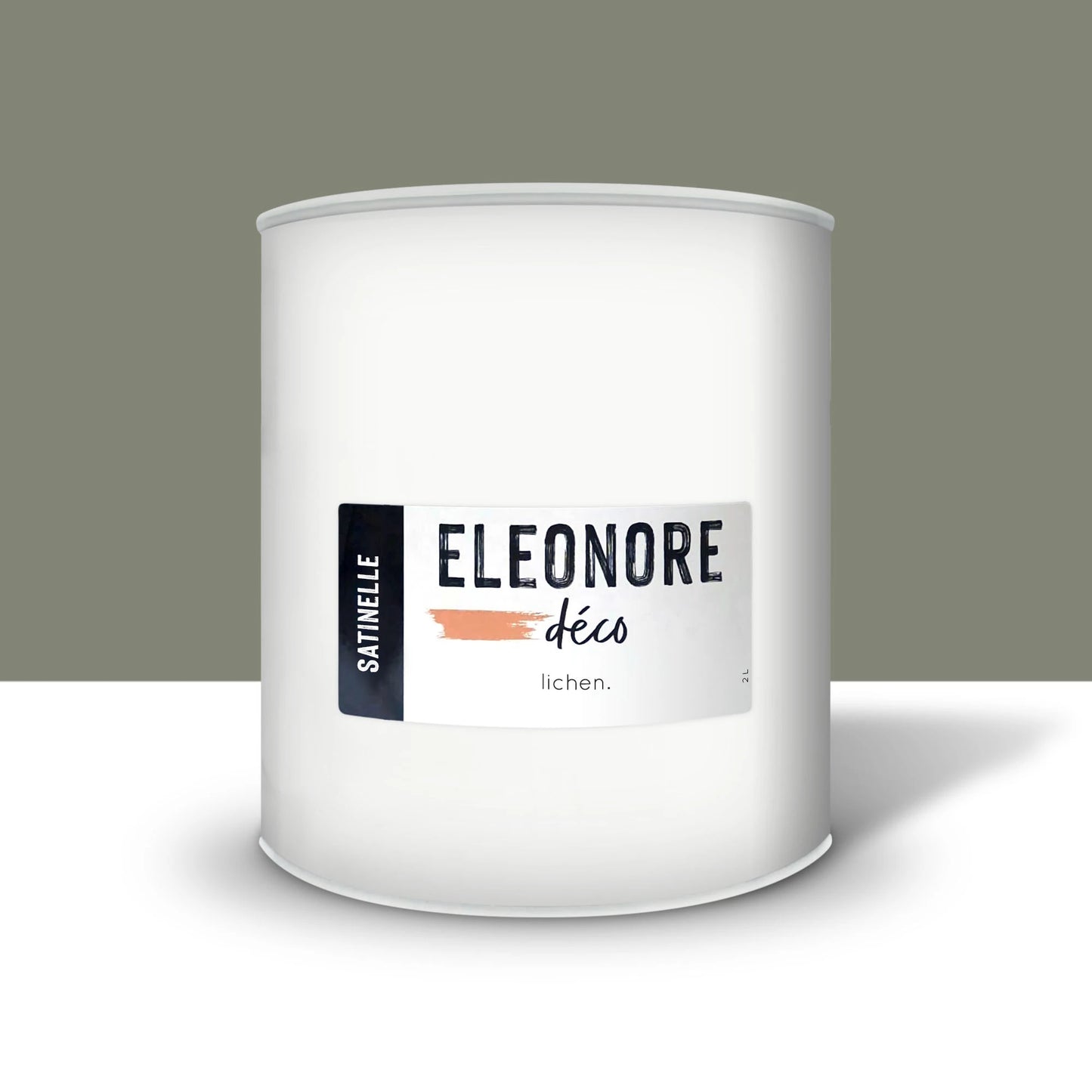 Peinture meuble Satinelle 2L couleur Lichen – Eléonore Déco.