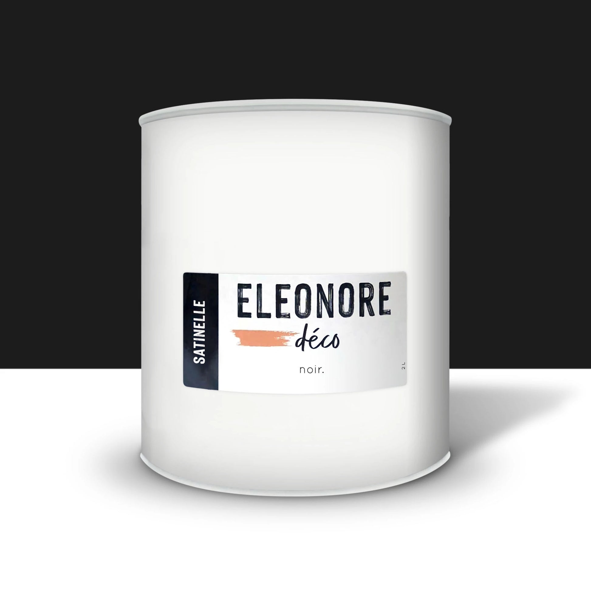 Peinture meuble Satinelle 2L couleur Noir – Eléonore Déco.