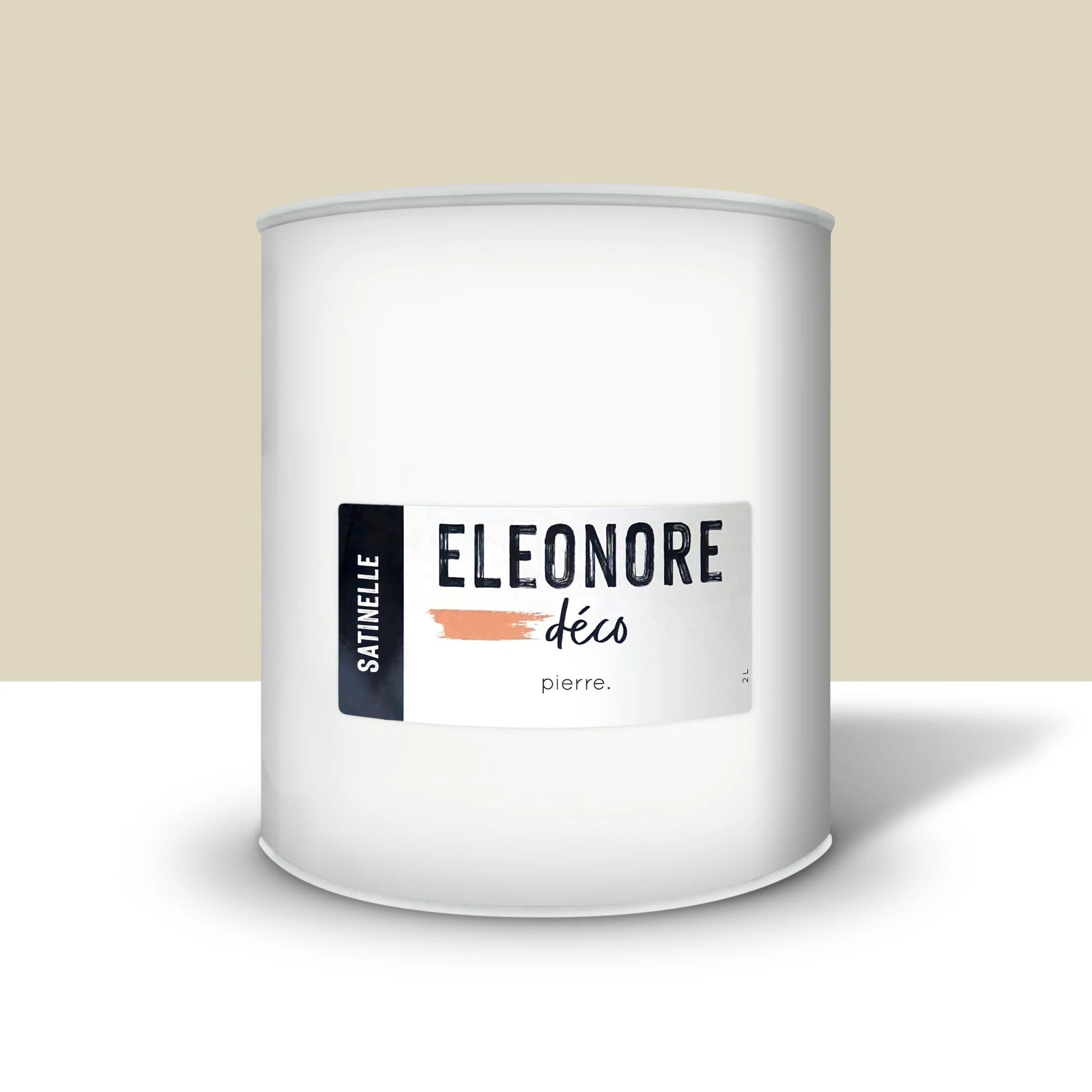 Peinture meuble Satinelle 2L couleur Pierre – Eléonore Déco.