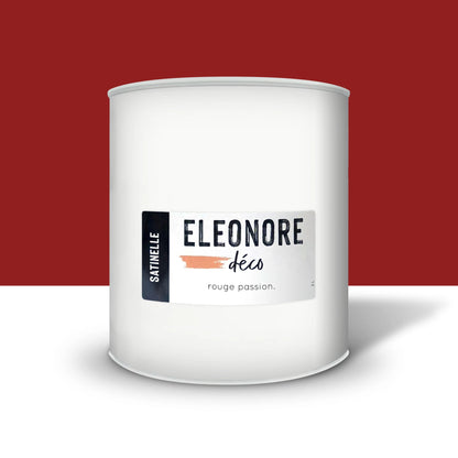 Peinture meuble Satinelle 2L couleur Rouge passion – Eléonore Déco.