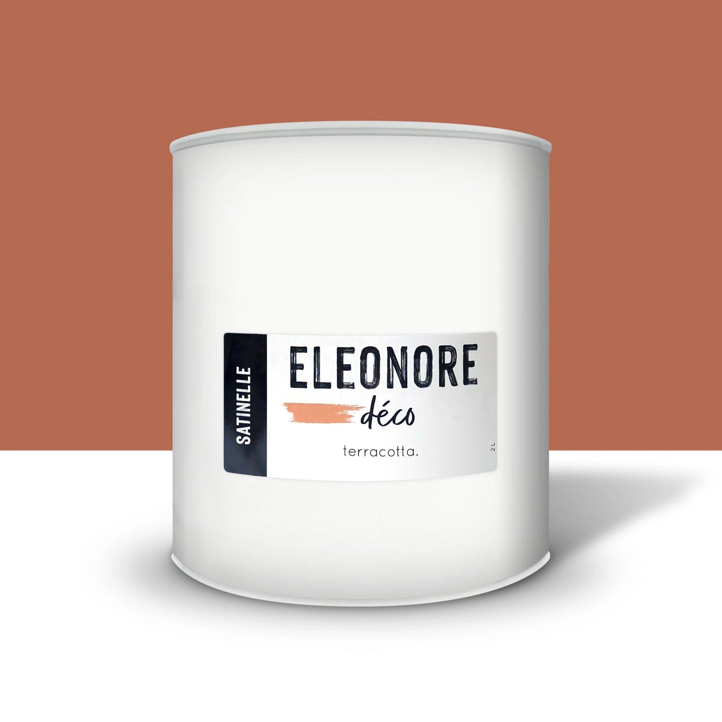 Peinture meuble Satinelle 2L couleur Terracotta – Eléonore Déco.