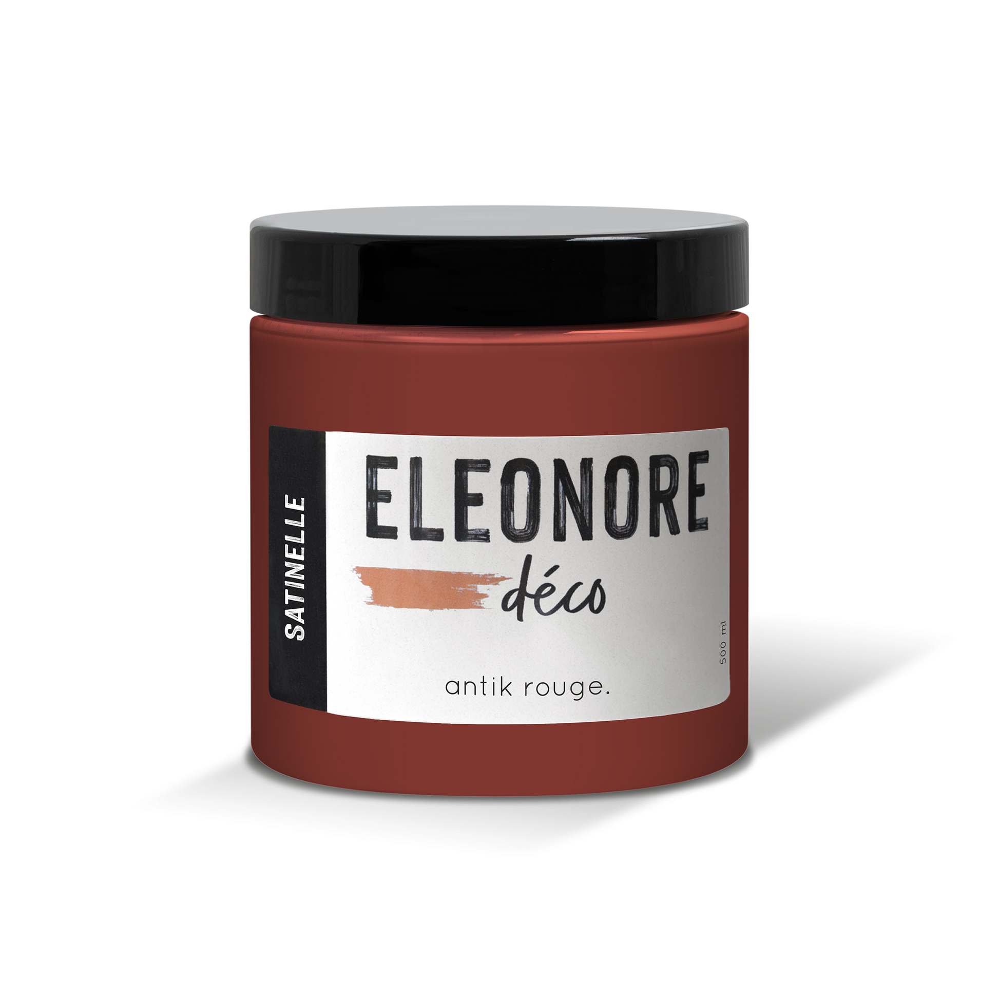 Peinture meuble Satinelle 500ml couleur Antik rouge – Eléonore Déco.