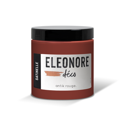 Peinture meuble Satinelle 500ml couleur Antik rouge – Eléonore Déco.
