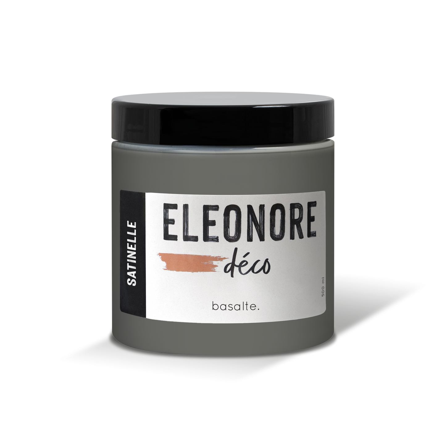 Peinture meuble Satinelle 500ml couleur Basalte – Eléonore Déco.