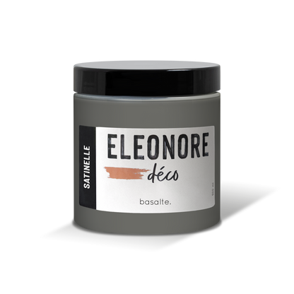 Peinture meuble Satinelle 500ml couleur Basalte – Eléonore Déco.