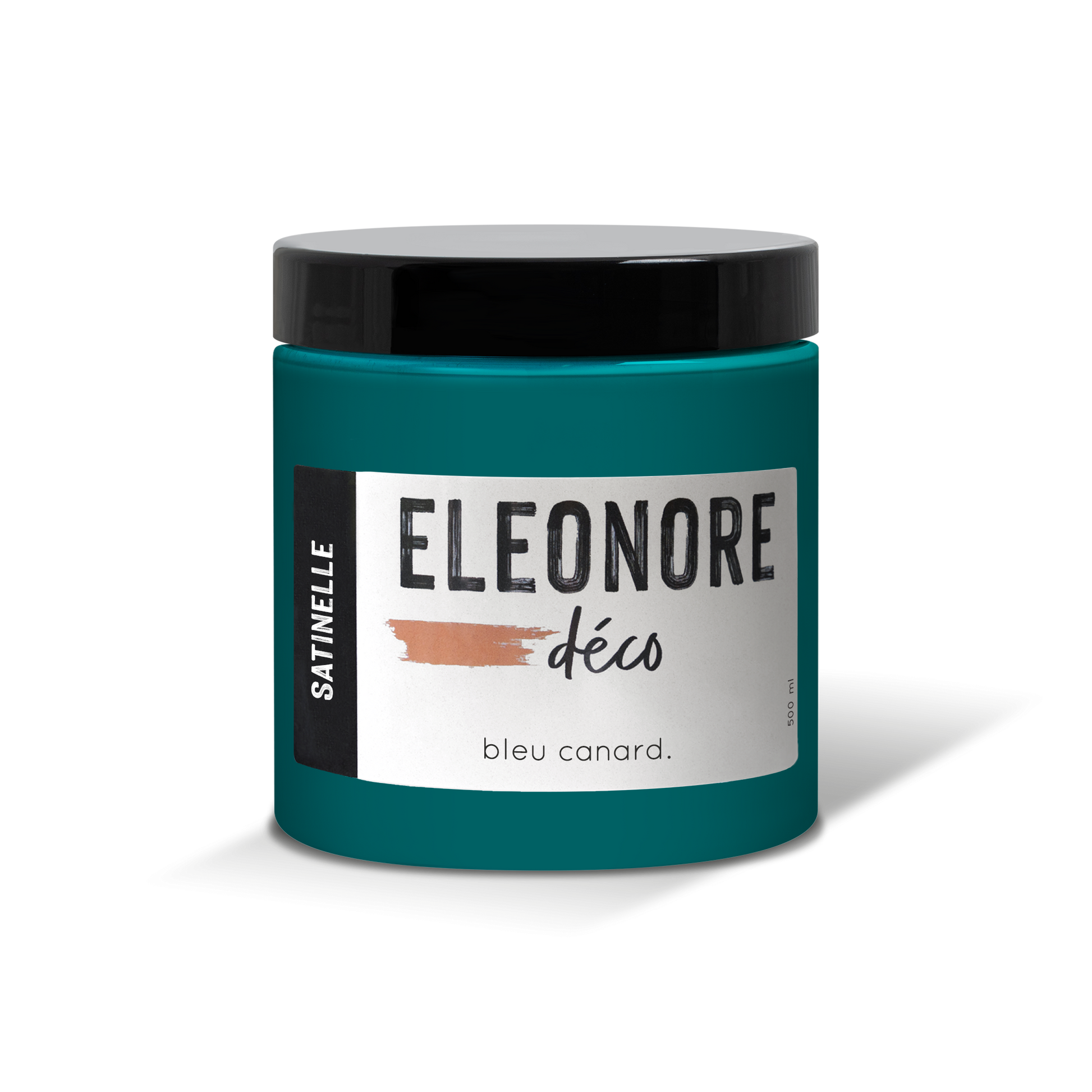 Peinture meuble Satinelle 500ml couleur Bleu canard – Eléonore Déco.