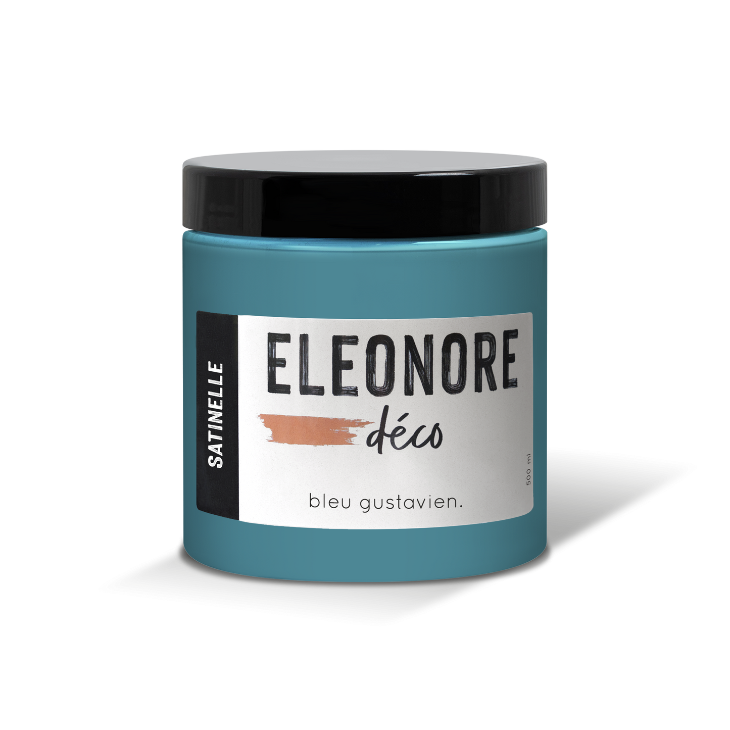 Peinture meuble Satinelle 500ml couleur Bleu gustavien – Eléonore Déco.