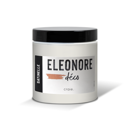 Peinture meuble Satinelle 500ml couleur Craie – Eléonore Déco.