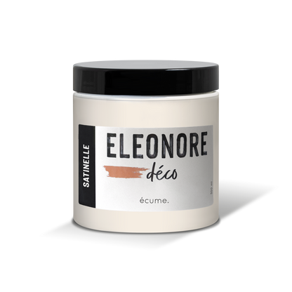 Peinture meuble Satinelle 500ml couleur Ecume – Eléonore Déco.