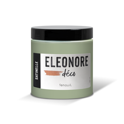 Peinture meuble Satinelle 500ml couleur Fenouil – Eléonore Déco.