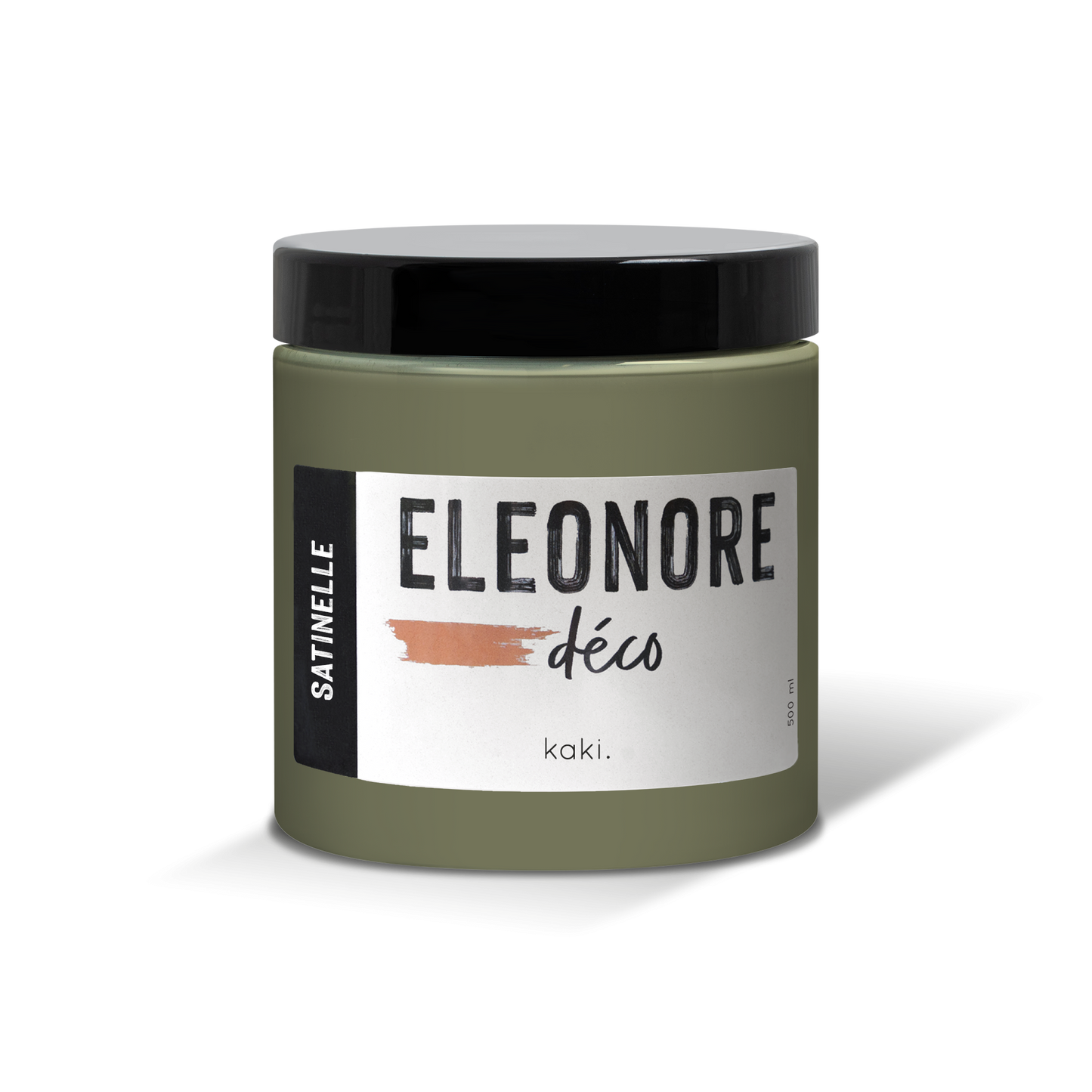 Peinture meuble Satinelle 500ml couleur Kaki – Eléonore Déco.