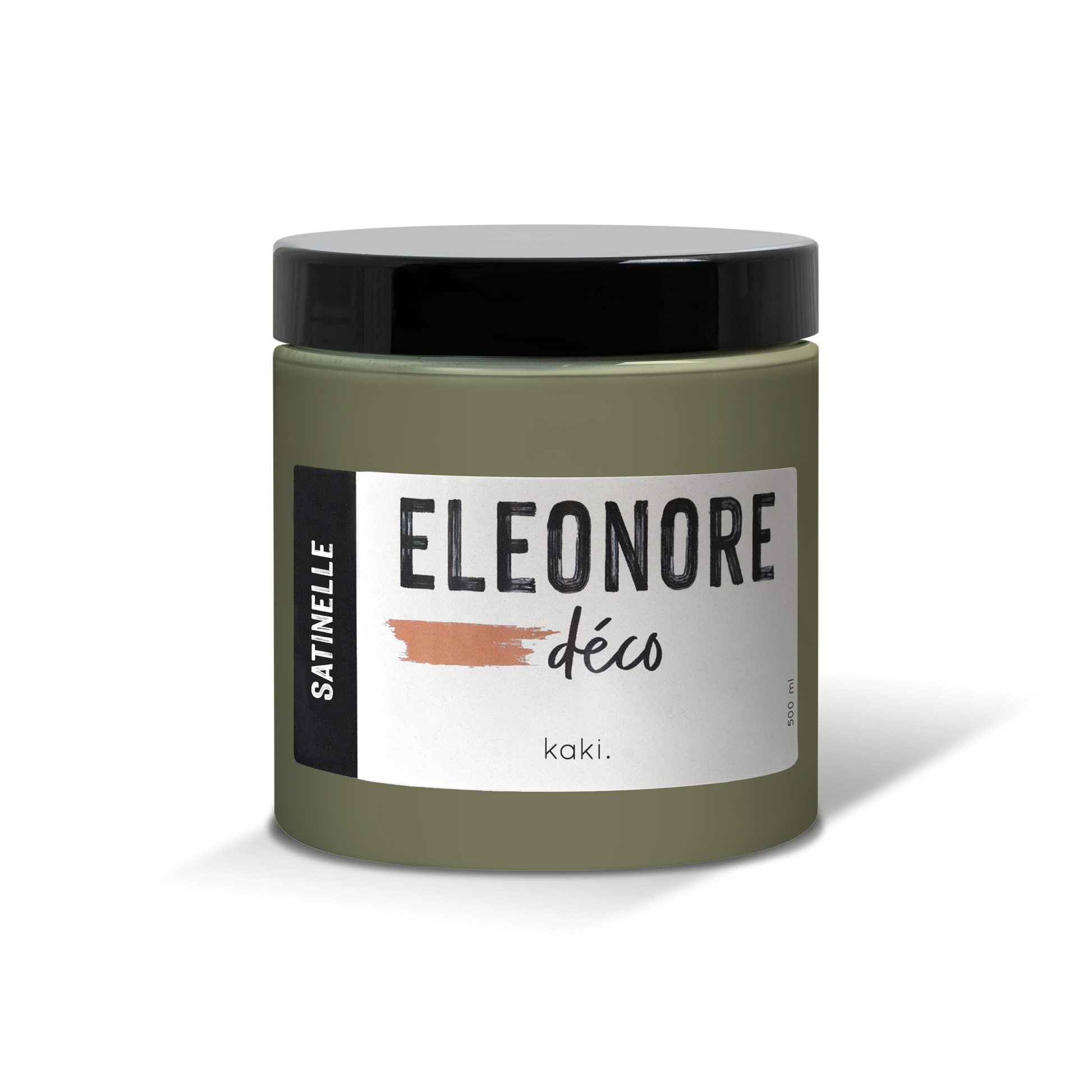 Peinture meuble Satinelle 500ml couleur Kaki – Eléonore Déco.