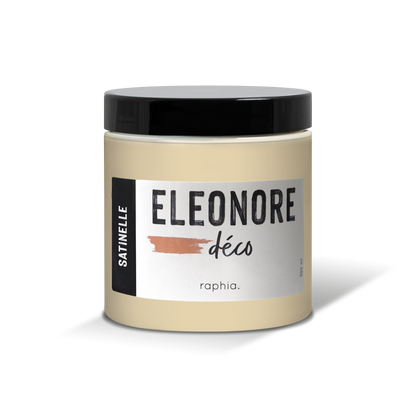 Peinture meuble Satinelle 500ml couleur Raphia – Eléonore Déco.