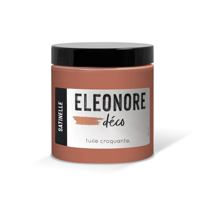 Peinture meuble Satinelle 500 ML couleur rose Tuile croquante – Eléonore Déco