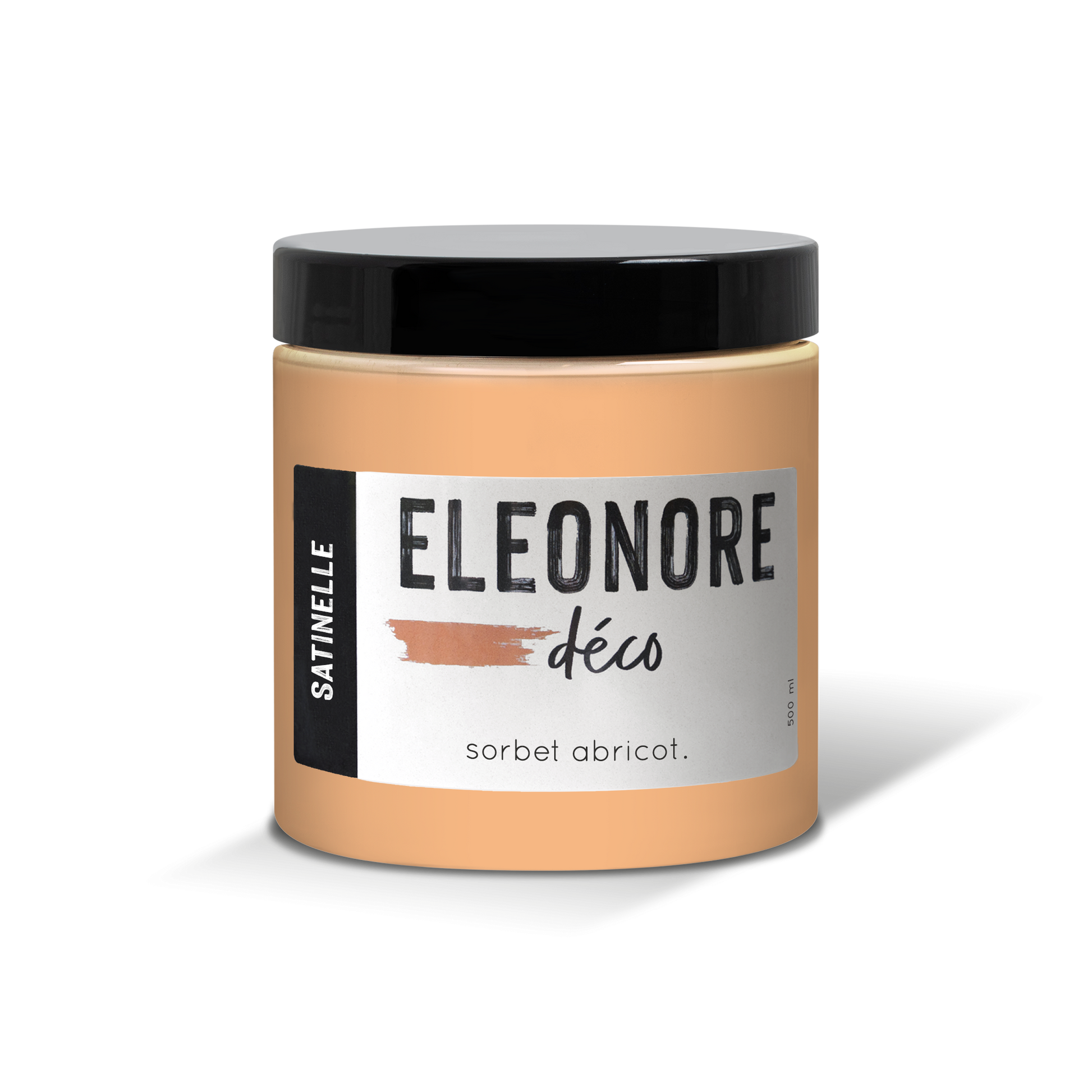 Peinture meuble Satinelle 500ml couleur Sorbet abricot – Eléonore Déco.