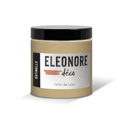 Peinture meuble Satinelle 500ml couleur Toile de jute – Eléonore Déco.