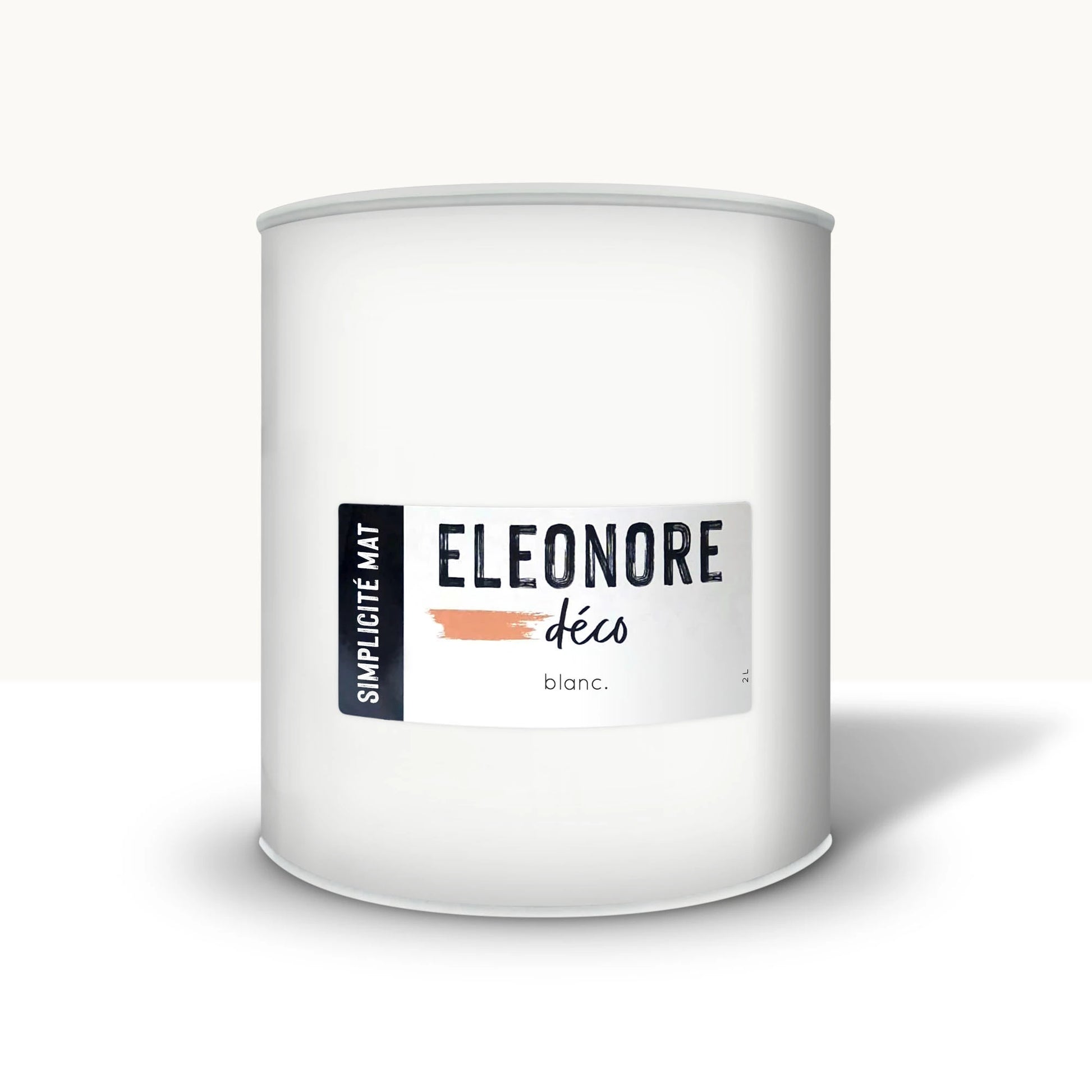 Peinture meuble Simplicité Mat 2L couleur Blanc – Eléonore Déco.