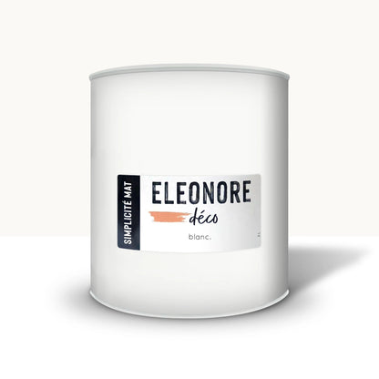 Peinture meuble Simplicité Mat 2L couleur Blanc – Eléonore Déco.