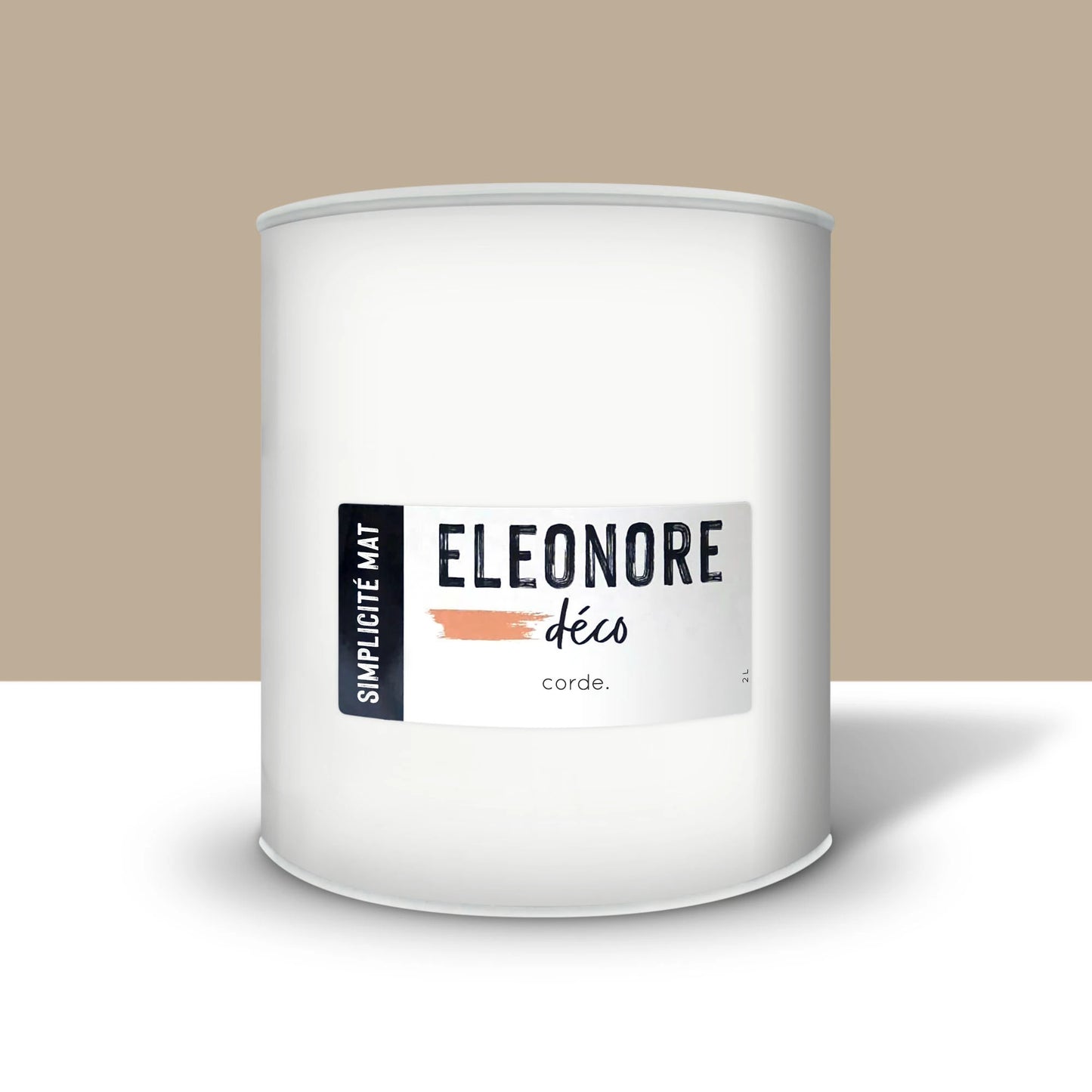 Peinture meuble Simplicité Mat 2L couleur Corde – Eléonore Déco.