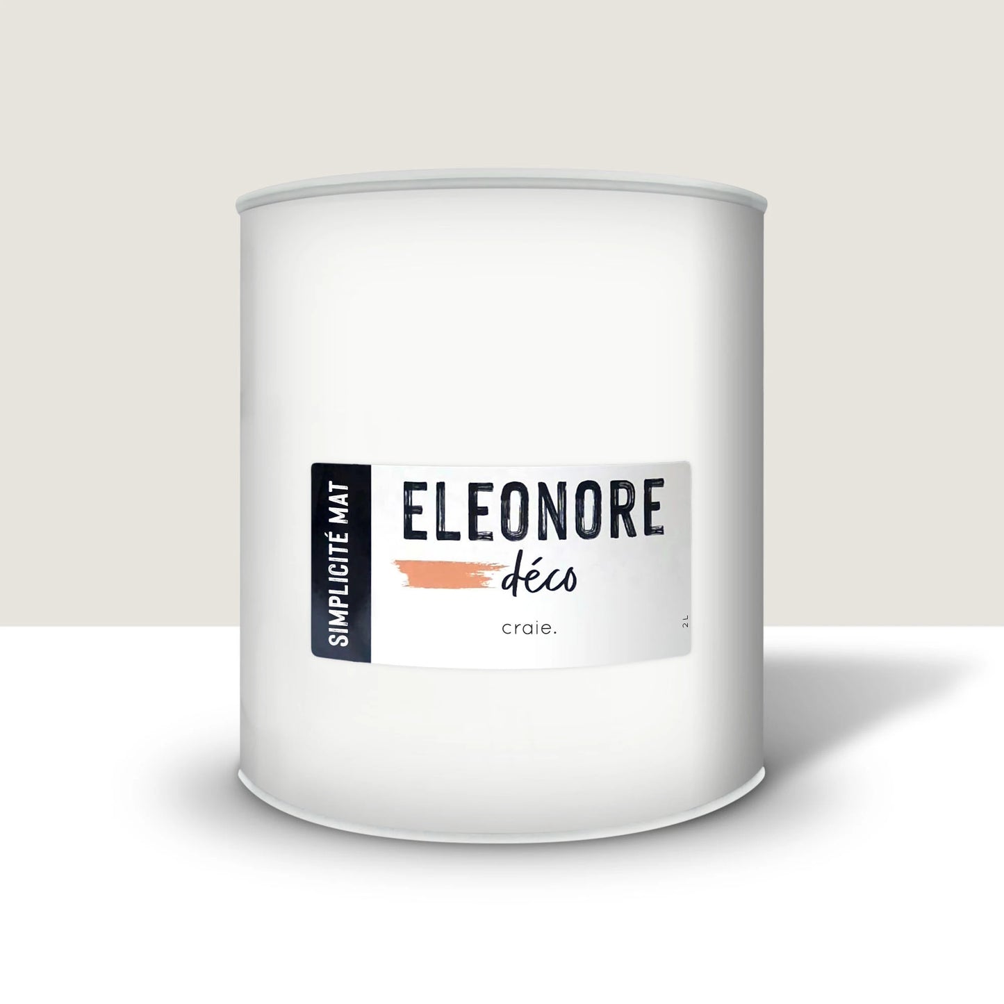 Peinture meuble Simplicité Mat 2L couleur Craie – Eléonore Déco.