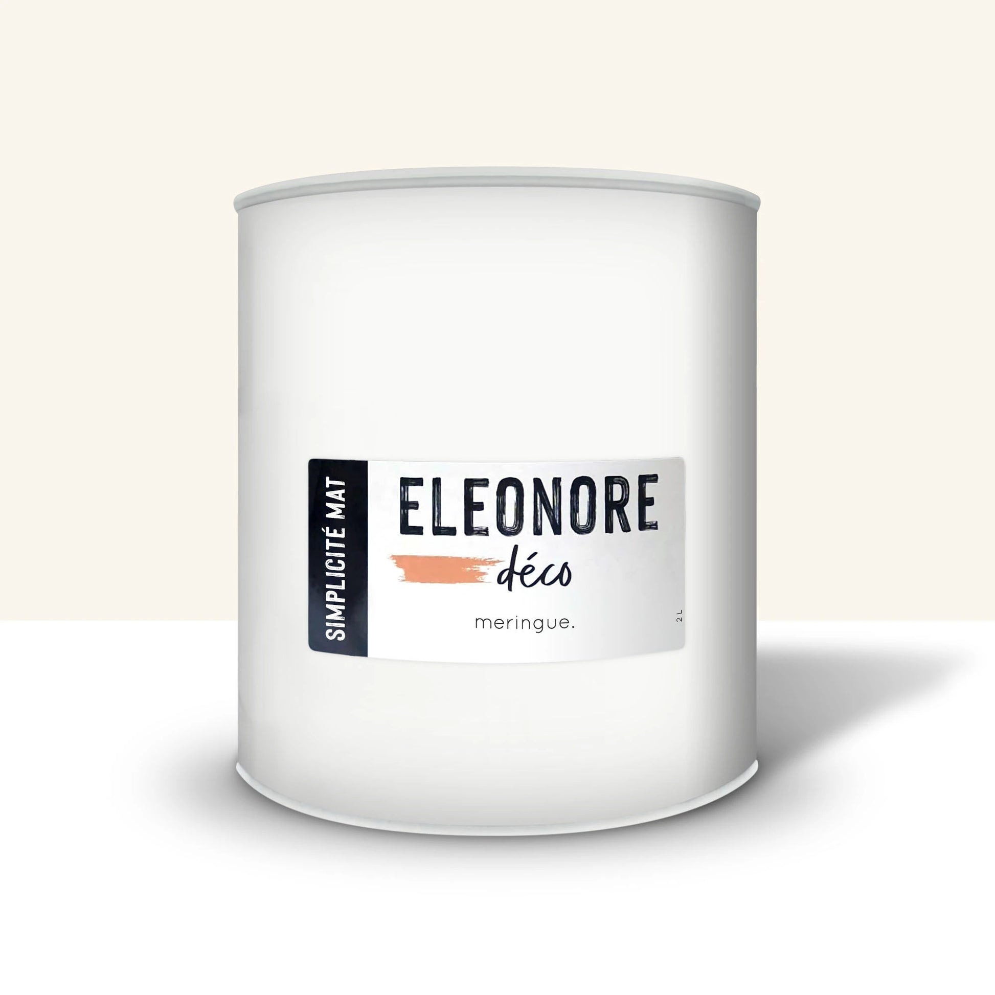 Peinture meuble Simplicité Mat 2L couleur Meringue – Eléonore Déco.