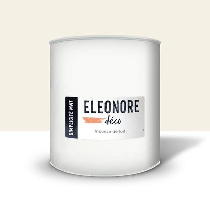 Peinture meuble Simplicité Mat 2L couleur Mousse de lait – Eléonore Déco.