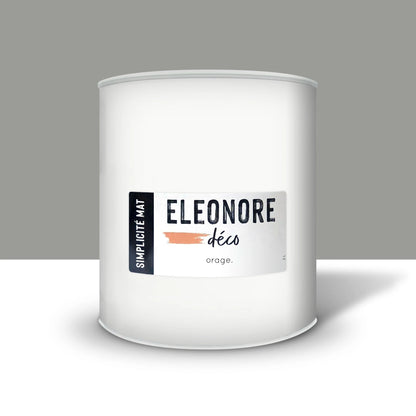 Peinture meuble Simplicité Mat 2L couleur Orage – Eléonore Déco.