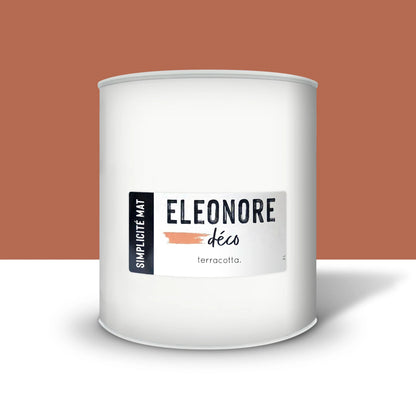 Peinture meuble Simplicité Mat 2L couleur Terracotta – Eléonore Déco.