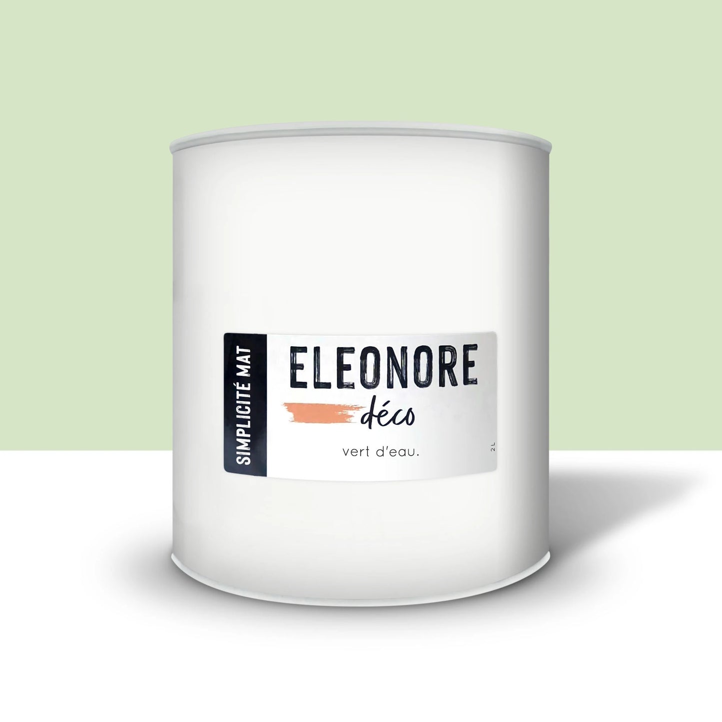Peinture meuble Simplicité Mat 2L couleur Vert d eau – Eléonore Déco.
