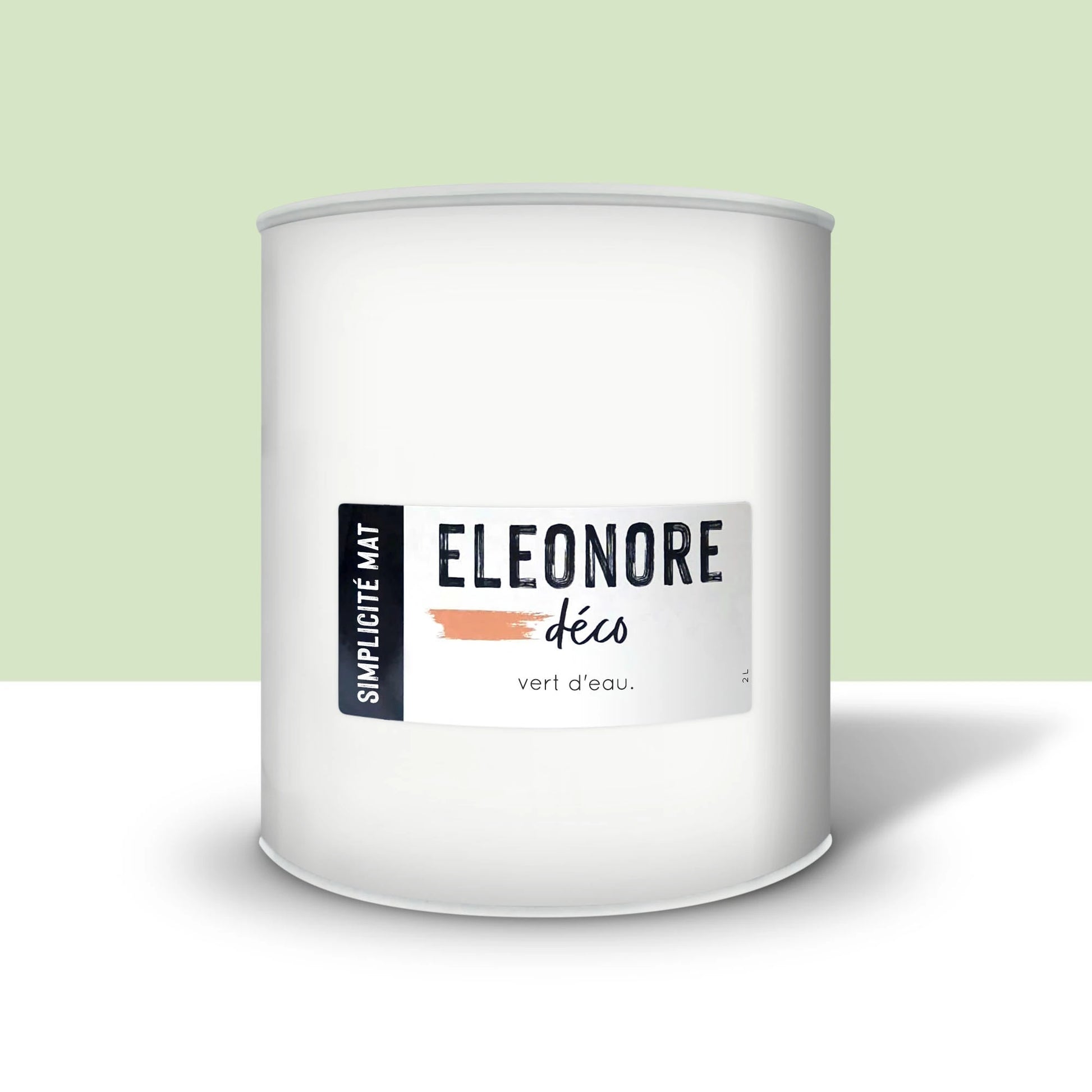 Peinture meuble Simplicité Mat 2L couleur Vert d eau – Eléonore Déco.
