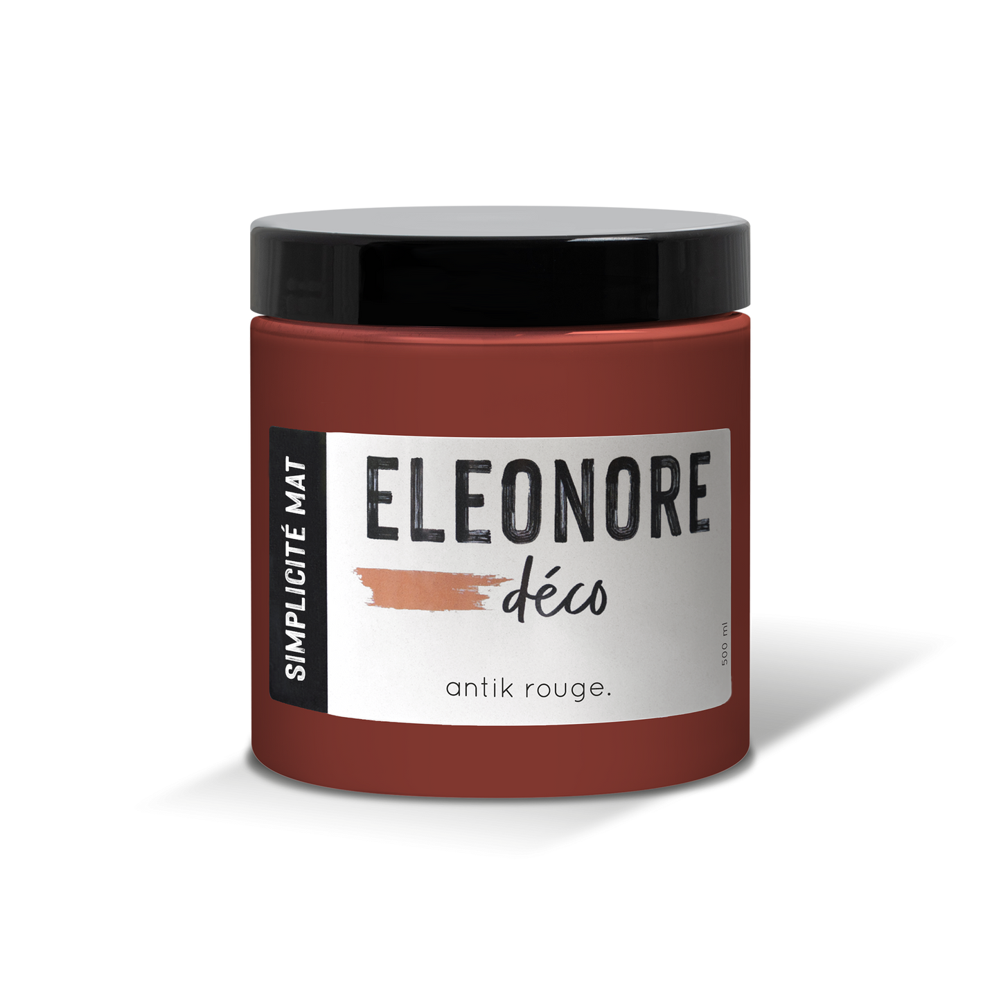 Peinture meuble Simplicité Mat 500ml couleur Antik rouge – Eléonore Déco.