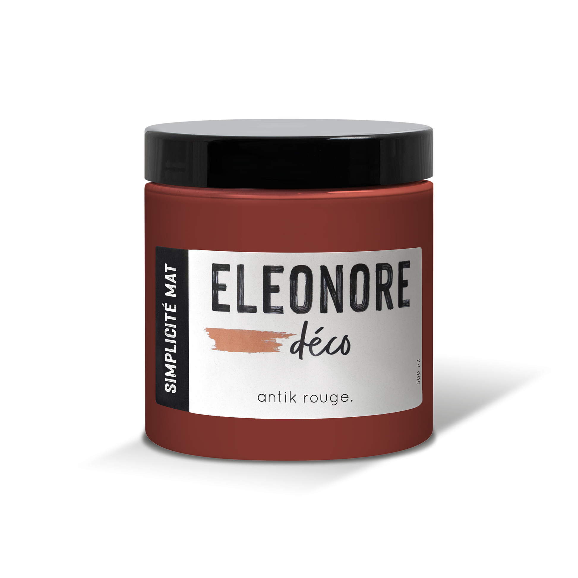 Peinture meuble Simplicité Mat 500ml couleur Antik rouge – Eléonore Déco.