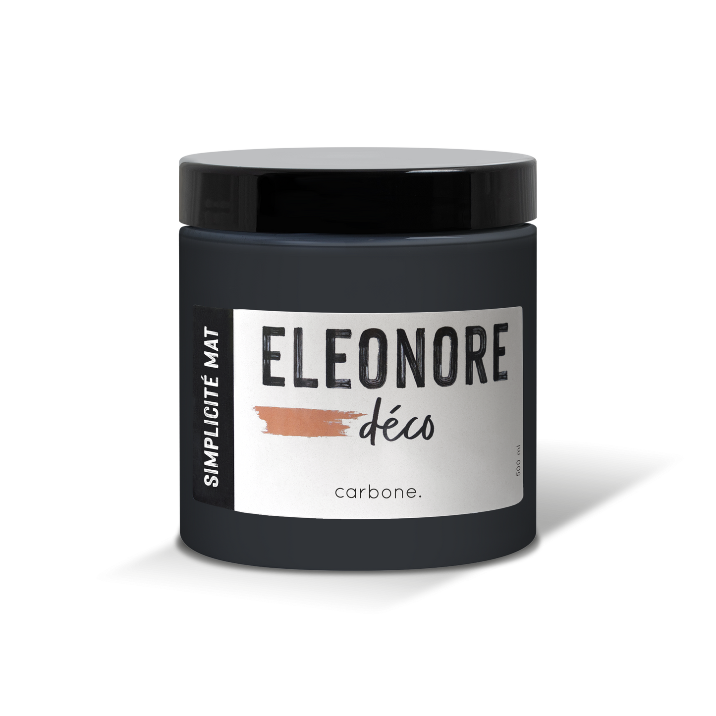 Peinture meuble Simplicité Mat 500ml couleur Carbone – Eléonore Déco.