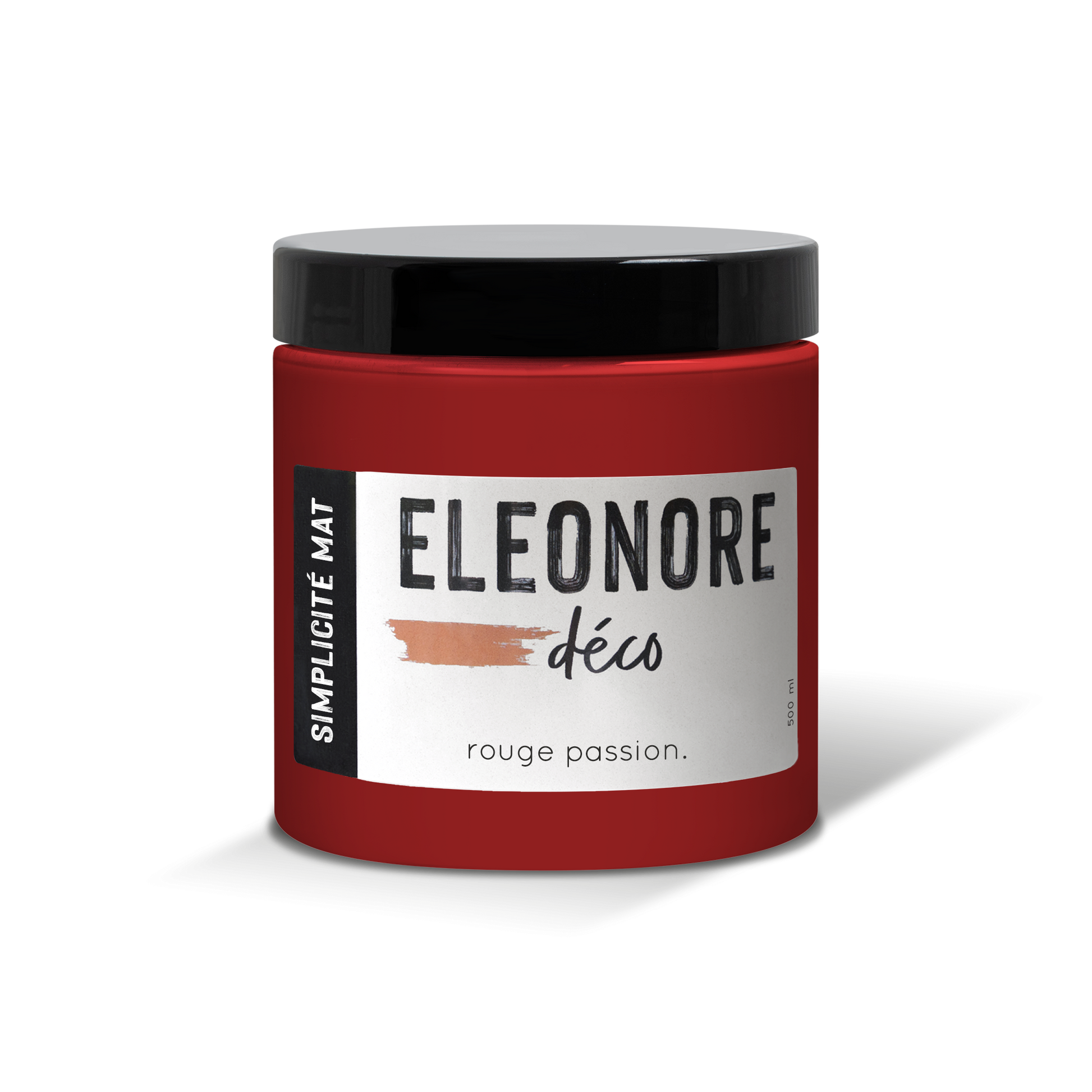 Peinture meuble Simplicité Mat 500ml couleur Rouge passion – Eléonore Déco.